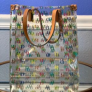 Dooney & Burke Clear Tote (lunch bag or purse)